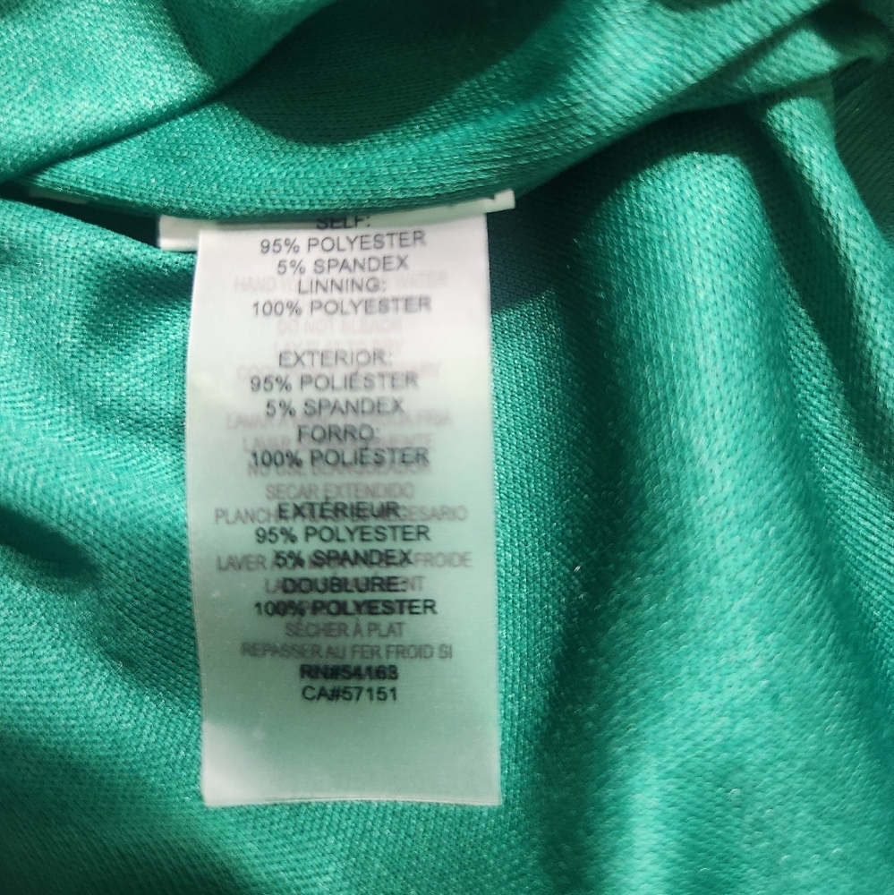 Guess Asymmetrical Green Dress Size 8 - Picture 11 of 14